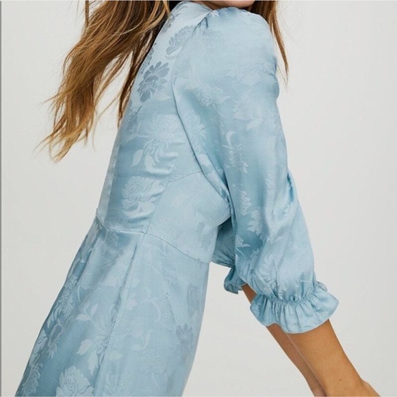 Wilfred Light Blue Mini Dress - Picture 2 of 10